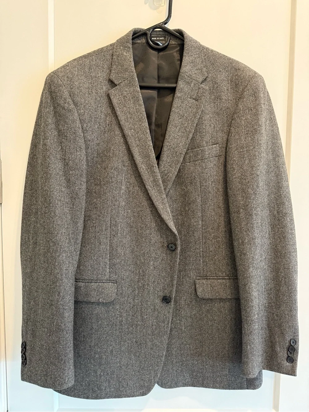 Tommy Hilfiger Classic Men's Gray Wool/Silk/Cashmere Blazer Size 42L